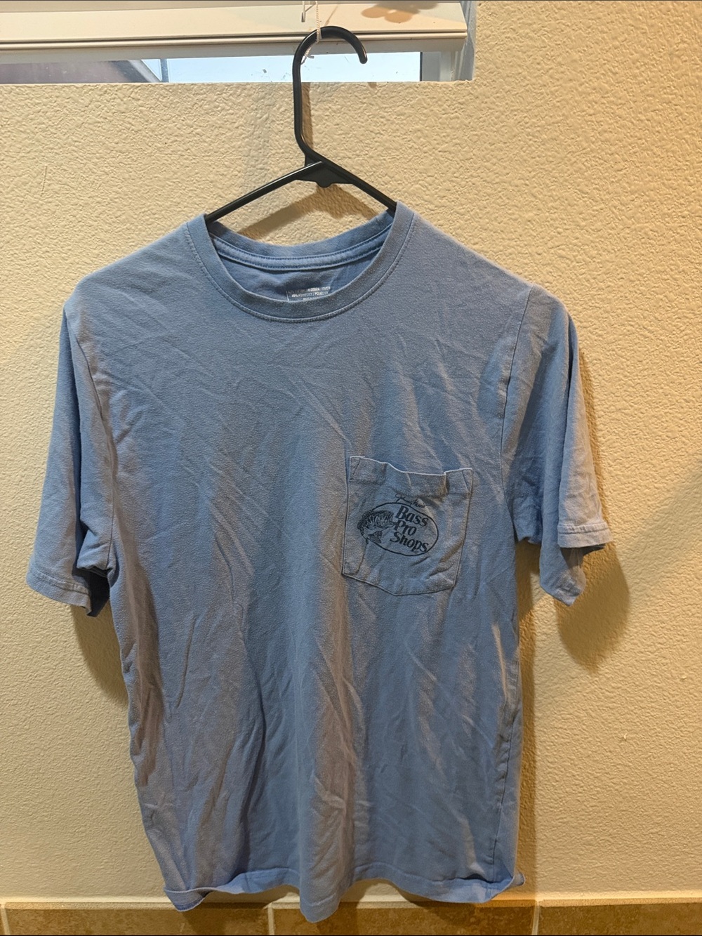Bass Pro Shops Light Blue Short-Sleeve Pocket Tee